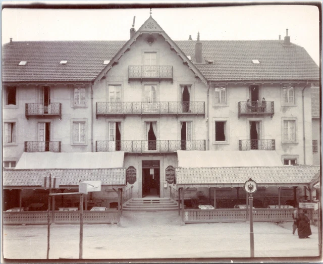 Tirage Citrate Original - Col De La Golèse, Haute-Savoie - Circa 1897 - Format 7x8,5 Cm