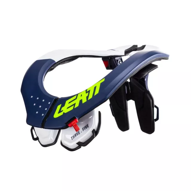 Leatt 2024 Moto 3.5 Youth Neck Brace Blue  Motocross MX Quad Kids Protection