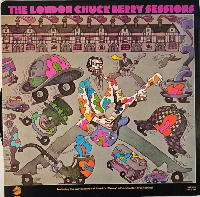 Chuck Berry - The London Chuck Berry Sessions LP Album vinyl record 1972 3