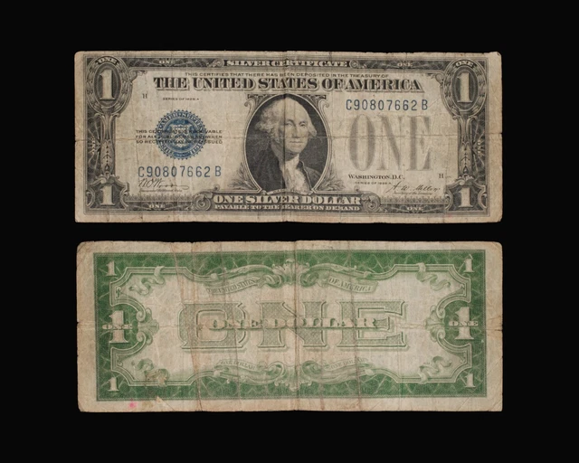 1928-A $1 Funnyback Silver Certificate Fr. 1601