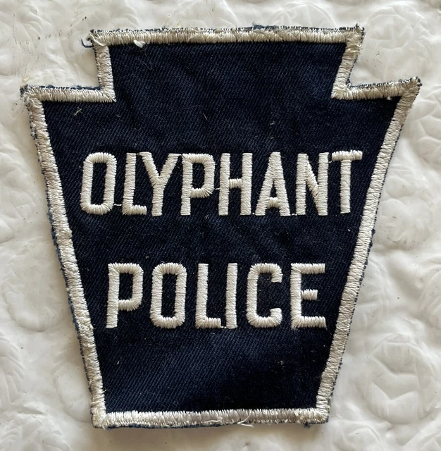 VINTAGE OLYPHANT POLICE Patch Pennsylvania PA 9.99 PicClick