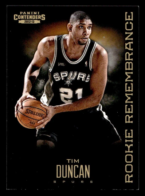 2012 Panini Contenders #13 Rookie Remembrance Tim Duncan San Antonio Spurs