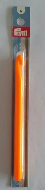 Prym Wollhäkelnadel Häkelnadel Kunststoff Ø   9 mm Länge 14 cm Farbe orange