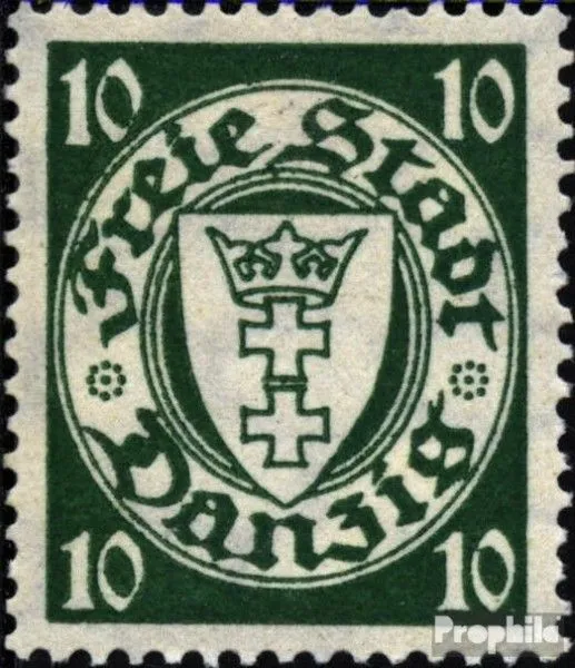 Gdansk 194x b avec charnière 1924 Crest