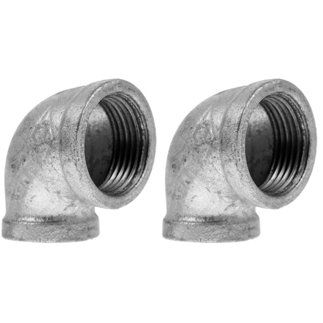 2x tornillo de tubo de invernadero pieza angular de 2 vías componente de tubería colector de salida