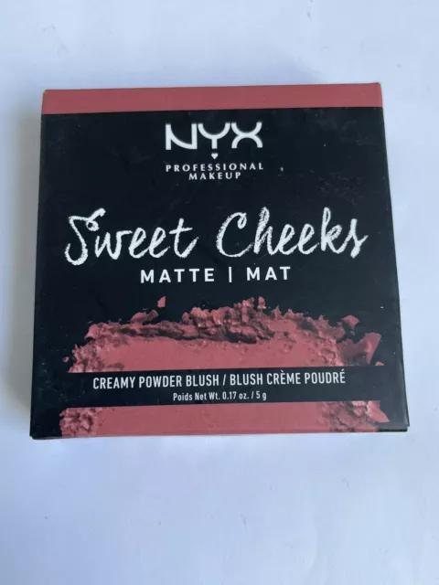 NYX professional Makeup  Sweet Cheeks Matte Creamy Powder Blush  BANG BANG  5 g