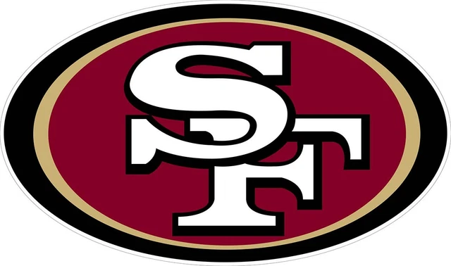 San Francisco 49ers Helmet Vinyl Sticker Decal – Die-Cut & Laminated, NFL Football Team Decal