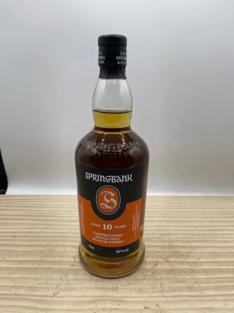 1 bouteille de  whisky springbank 10 ans  70 cl 46°