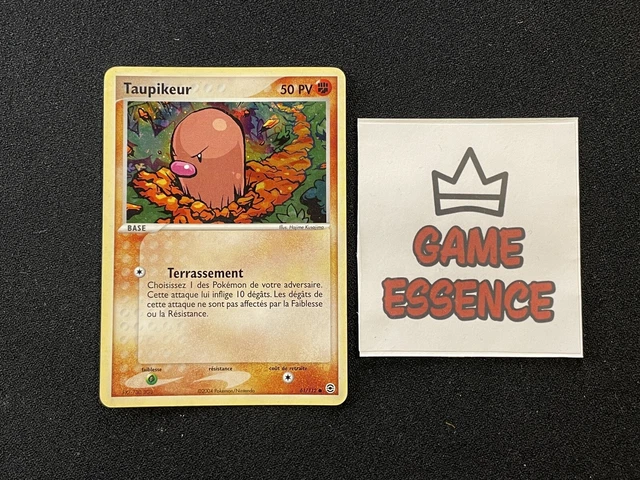 Carte Pokémon Taupiqueur 61/112 Holo EX Rouge Feu Vert Feuille Bloc EX FR