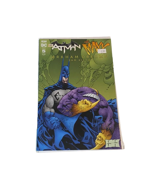 Batman The Maxx Arkham Dreams #5 Sam Keith Cover B Variant DC IDW 2018 Joker