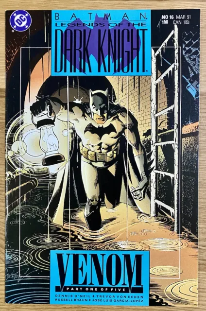 Batman: Legends of the Dark Knight #16 1st Venom Knightfall DC Comics 1991 VF