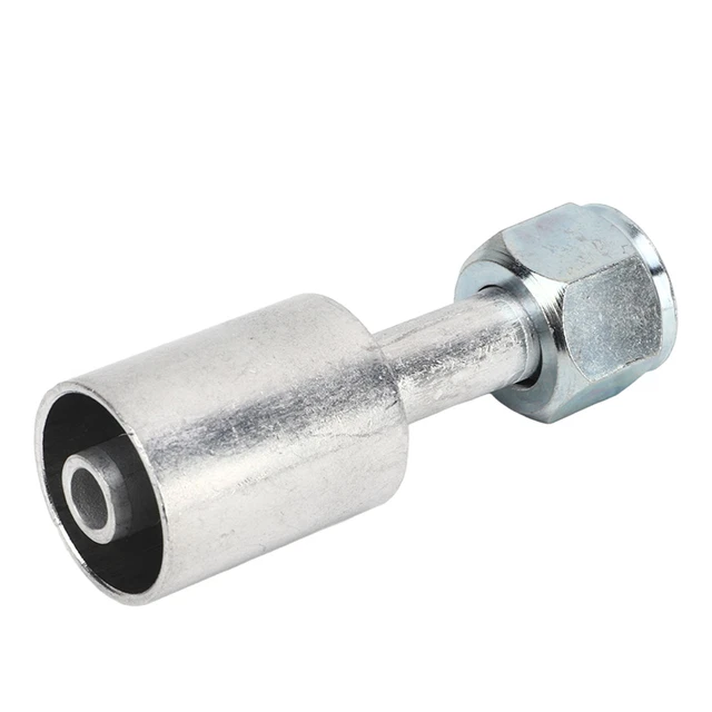 10 Pcs AC Fitting Beadlock 1/2in Straight Air Conditioning Beadlock Aluminium