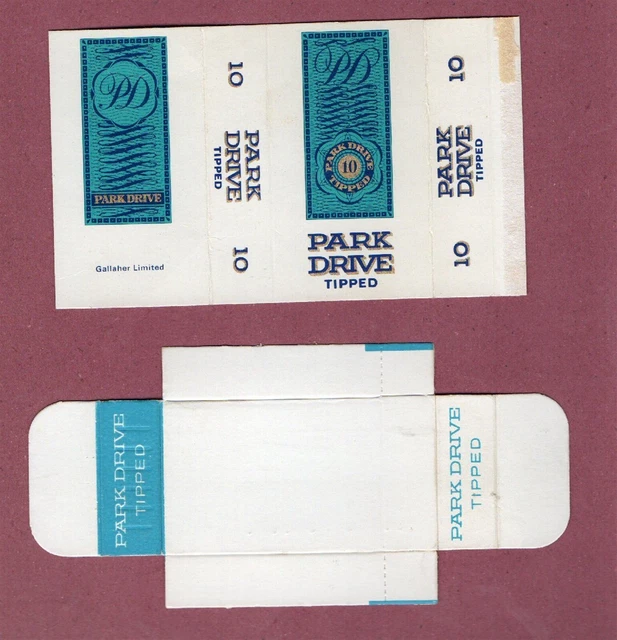 park drive tipped cigarettes Park Drive Cigarettes Old Packet FOR SALE!
