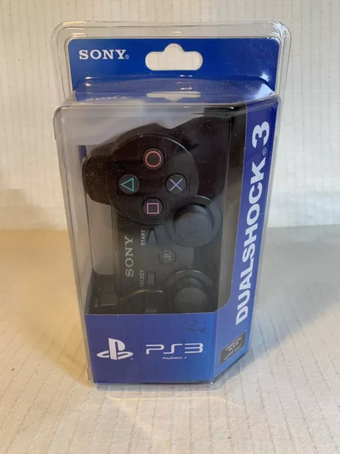 Official Sony Playstation PS3 Dualshock3 Wireless Controller Black - SEALED