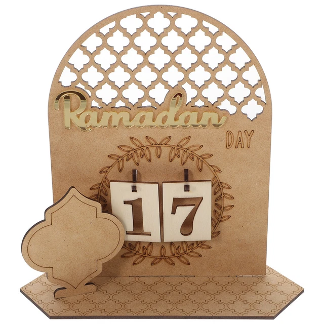 Countdown Für Ramadan Countdown-Kalender Aus Holz Schmücken Büro