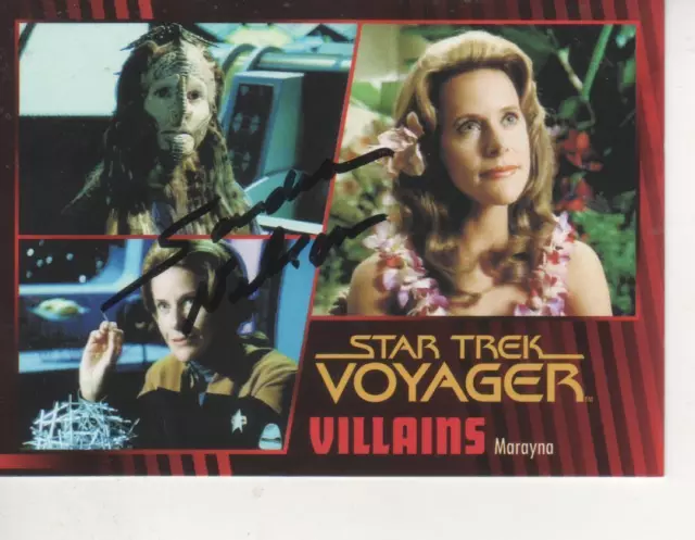 Barbara Nelson Signed 2015 "Star Trek" Voyager Heroes & Villains #67 - Marayna