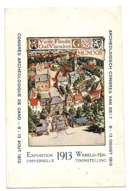 Belgique. Gand 1913. Exposition Archéologique.