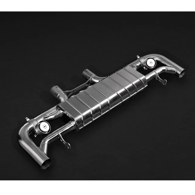 Capristo Mercedes GLC63/S AMG 16+ X253 Valved Exhaust System + Mid-Pipe & CES-3