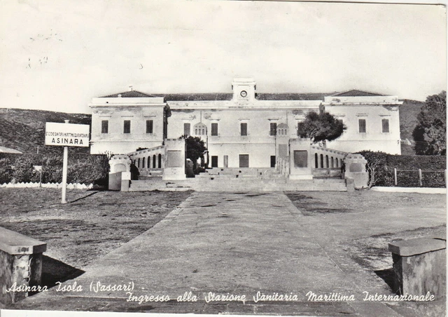 Cartolina Asinara Ingresso Stazione Sanitaria Marittima Int. 1962 Unica Su Ebay