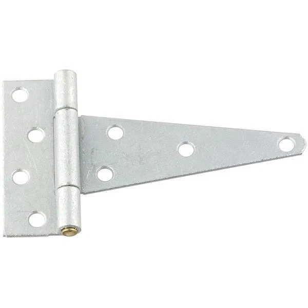 10 Pk Galvanized Steel 4.25" H X 6" L Barn Shed Door Gate Tee Hinge N129445