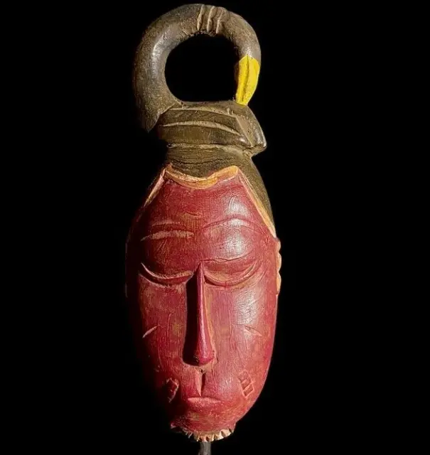 African art Cote d'Ivoire specifically west african Guro Gu Mask mask-8657