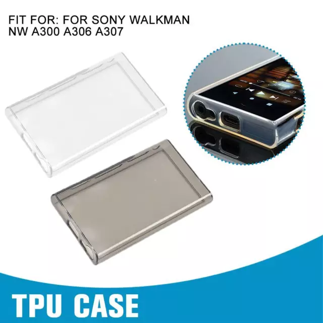 Soft Cover Crystal TPU Clear Case for SONY Walkman NW-A300 NW-A306 NW-A307 HOT