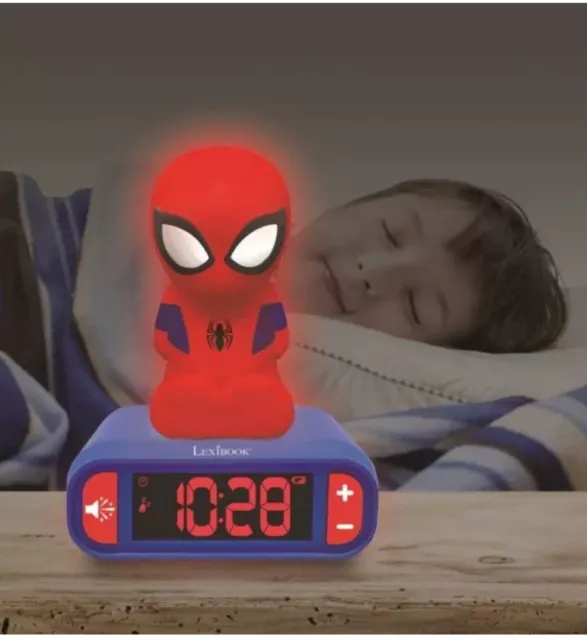 Réveil digital LEXIBOOK avec veilleuse lumineuse Batman en 3D et effets  sonores au meilleur prix