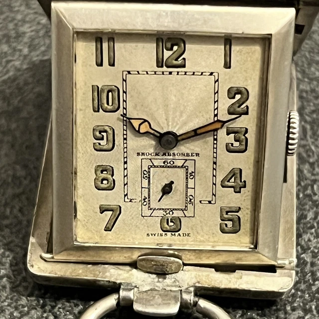 OROLOGIO TASCA TAVOLINO pocket table watch vintage swiss made manuale