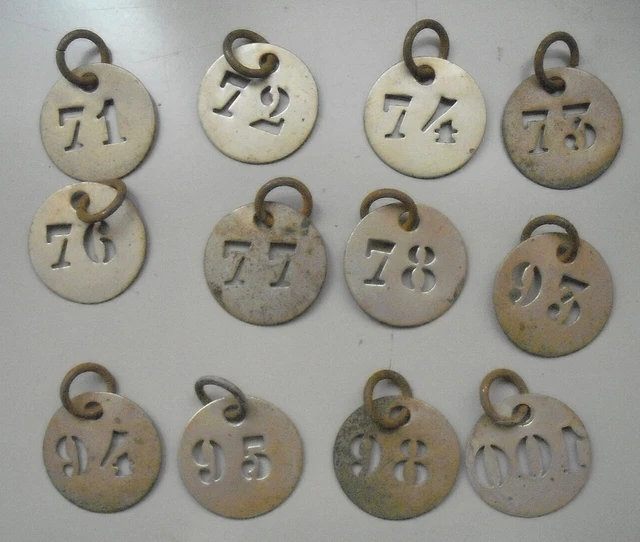 Jetons en laiton troués 22.5x1.8mm, trou 6mm (Lot de 100)
