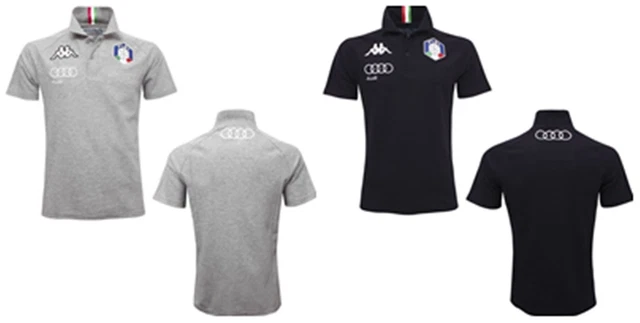 Maillot Cycliste Italie Kappa - FISI - Blanc - Taille L - Occasion