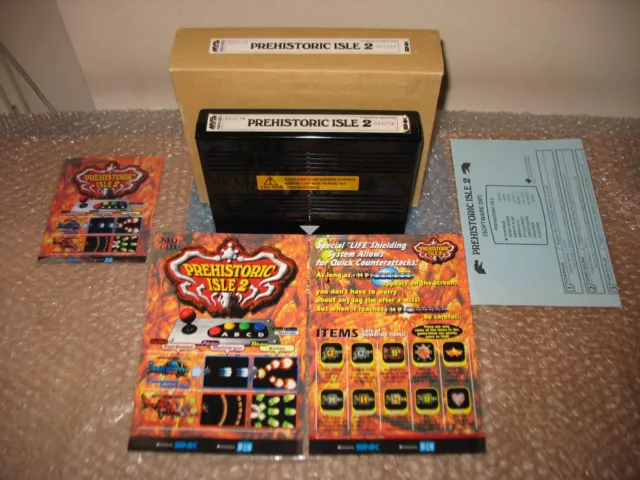 Prehistoric Isle 2 Neo Geo Mvs Kit 100% Original Snk!