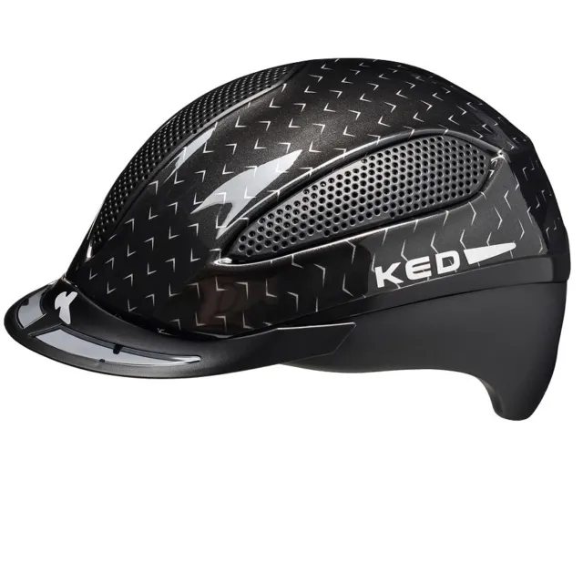 KED® Reithelm Reitkappe PASO M K-Star black - neues Design