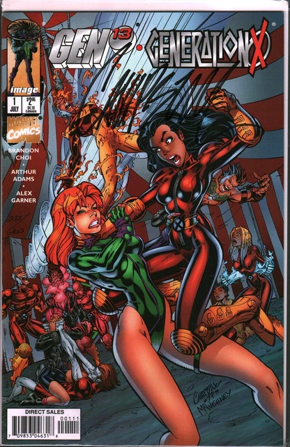 Gen 13/Generation X Comic Book Signed by J. Scott Campbell w/ COA