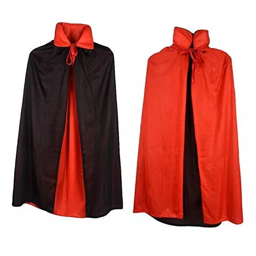 Custome Dress Goth Devil Pirate Vampire Demon For Halloween Party 35" Cloak