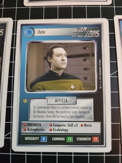 Star Trek CCG Decipher STCCG:  Data Premiere WB Beta 95 1995