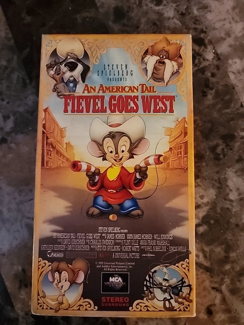 AN AMERICAN TAIL -Fievel Goes West (VHS, 1992) Steven Spielberg - MCA