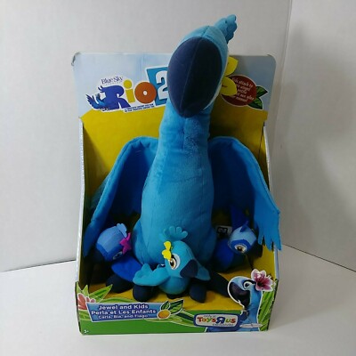 Rio 2 Jewel Kids Carla Bia Tiago 12 Plush Stuffed Blue Macaw Doll Brand New 124 99 Picclick