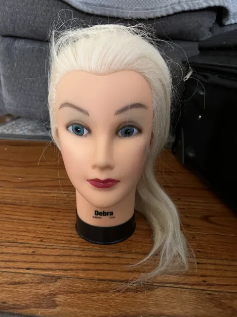 Celebrity Debra Cosmetology Human Hair Manikin New