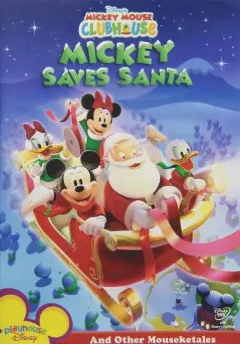 Mickey Mouse Clubhouse - Mickey Saves Santa - DVD - VERY GOOD