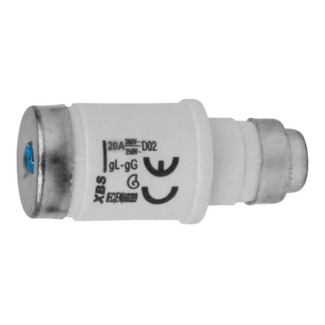 Insert Fusible D02 20A Gl-Gg Sécurité Fusibles de Sécurité E18 400V XBS 3869