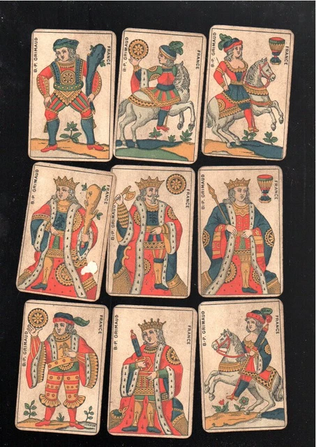 Jeu De Cartes Ancien Grimaud – Aluette / Jeu De La Vache, Occasion