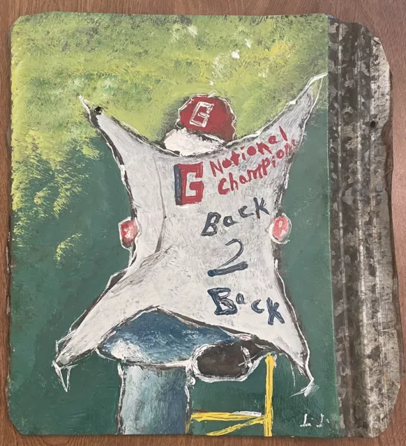 Leonard Jones Georgia UGA Bulldogs Football Folk Southern Georgia Outsider Art