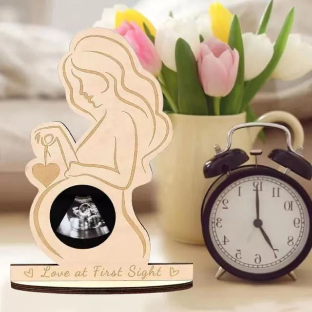 Personalised Baby ultrasound scan photo picture frame display keepsake gift New