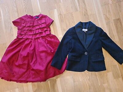 Age 4 Girls Christmas Outfit Red Dress And Jacket Gap Stella Mccartney