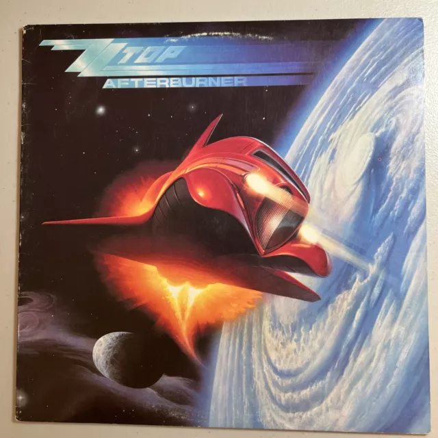 ZZ TOP AFTERBURNER Vinyl Record Album LP VG+/VG+