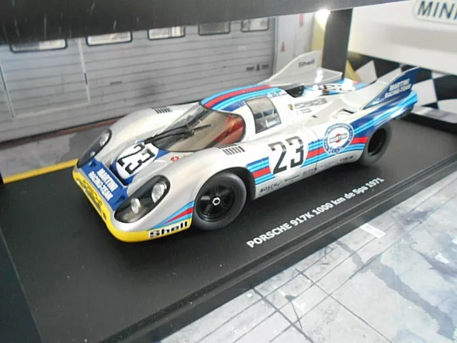 PORSCHE 917 K 1000km Spa 1971 Marko van Lennep #23  Martini Racing CMR 1:18