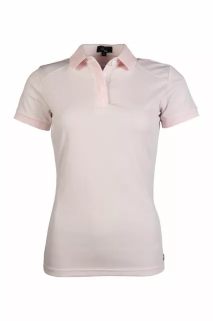 Damen Poloshirt Funktionsshirt Turniershirt T-Shirt Sport CATHERINE HKM hellrosa