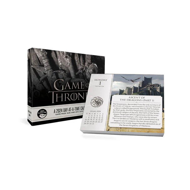 TRENDS INTERNATIONAL 2024 Game of Thrones DayataTime Box Calendar w