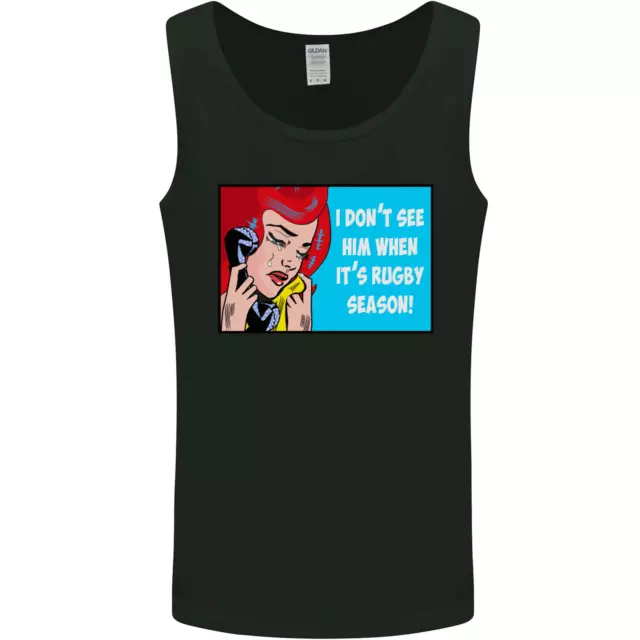 I Dont See Him Rugby Player Union Funny Mens Vest Tank Top