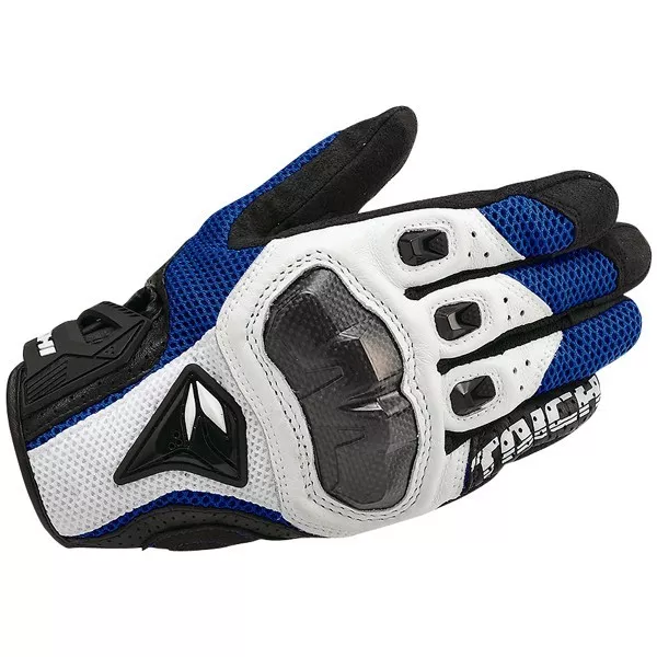 RS Taichi RST391 Perforated leather Motorcycle Mesh Gloves Black Red White Blue 3